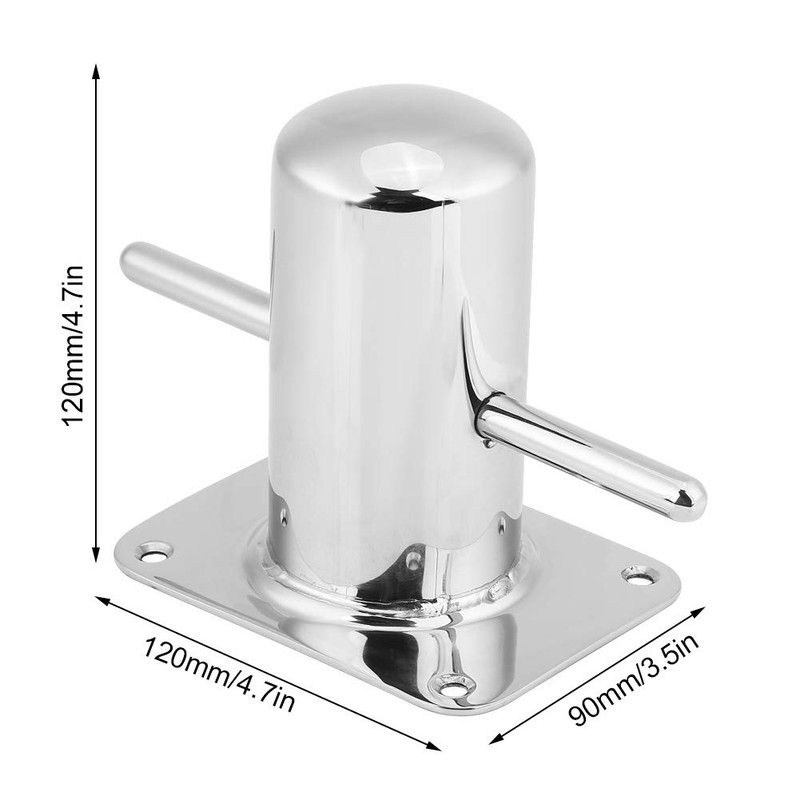 KIMISS Stainless Steel Boat Samson Post Cross Bollard Mooring Bit