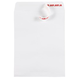JAM PAPER 8 3/4 x 11 3/4 Open End Commercial Envelopes with Peel and Seal Closure - White - 25/Pack