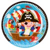 HHO Pirate Pirates Paper Plates Pack of 8 - Size: