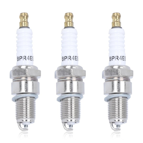 Atunee BPR4ES Spark Plug, 3PCS Spark Plug for Honda Motorcycle