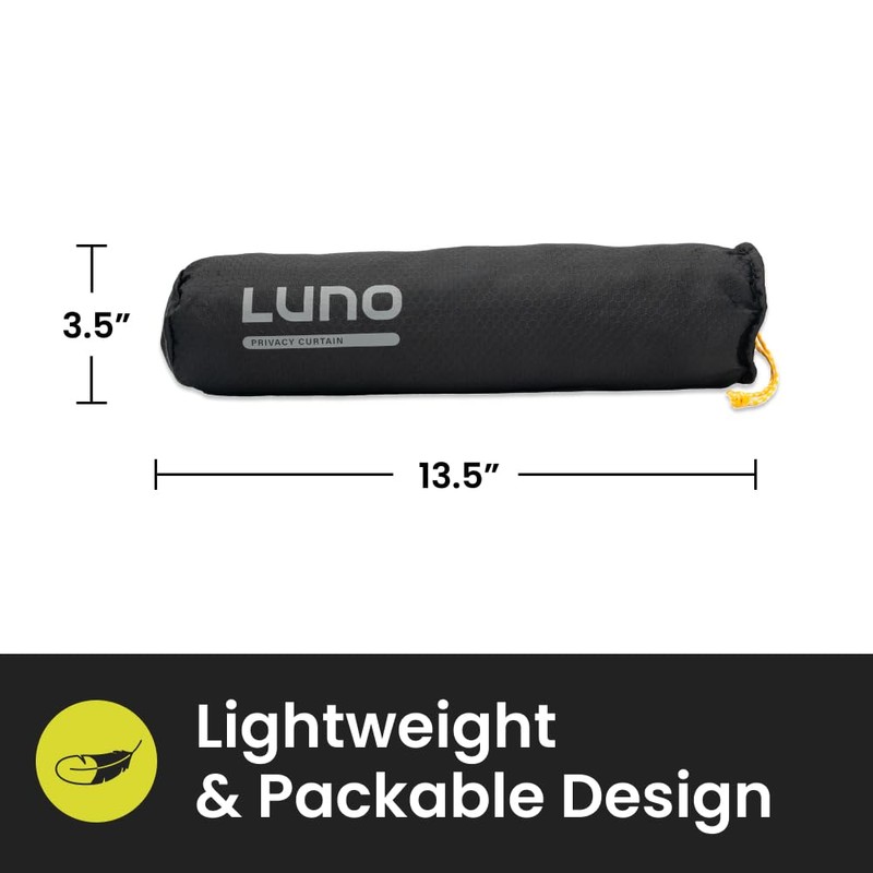 LUNO Car Privacy Curtain Divider - Universal Fit for Most