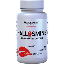 Diosmin 300mg Circulation Support – Promotes Vein & Leg Health | Helps Reduce Heavy Legs & Supports Blood Flow | 60 Capsules