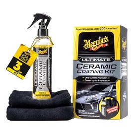 Meguiar's Ultimate Kit de Revestimiento de Cerámica para Coches, Protección Duradera, Mayor Brillo