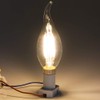 OPALRAY 12Volt DC Input LED Candelabra Bulb, 4W Dimmable with