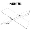 Haploon 2 Pcs Clear Acrylic Book Holder 10 x 6