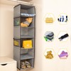 BrilliantJo 6 Shelves Hanging Closet Organizer, 2 Pack Hanging Storage