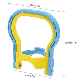 2 - Pack Water Bottle Handles w/ 4 Caps - Ergonomic, Non - Slip, Heavy Duty Lift Clip for Water Jug