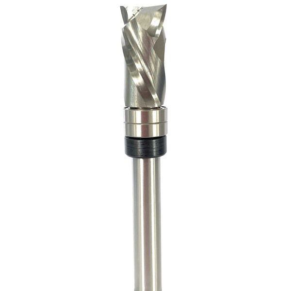 Sinoprotools Spiral Cutter 8 mm Shaft Up-Down Cut, Solid Carbide