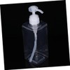 2Pcs Refillable Shampoo Pump Bottles Plastic Containers for Liquid Soap