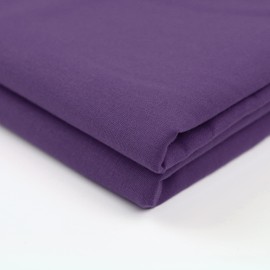 A-Express 100% Cotton Fabric - 60 Inch 150cm Wide - Plain Cotton Fabric by The Metre - Ideal for Quilting, Sewing, Dressmaking, Curtain Linings, Totes, Bedding, Pillowcases - Purple 0.5 Metre