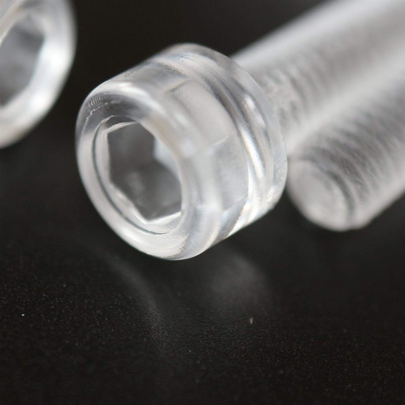 50 x Polycarbonate Allen Head Hex Head Plastic Machine Screws