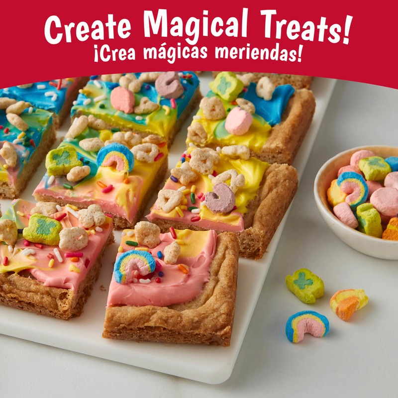 Lucky Charms Gluten Free Cereal with Marshmallows, Kids Breakfast Cereal,