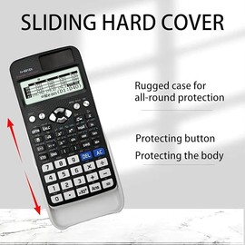 FX-991EX Scientific Calculator Multifunction Scientific Calculator 552 Functions 10+2 Displays Ideal for Students and Teachers Office (Black)