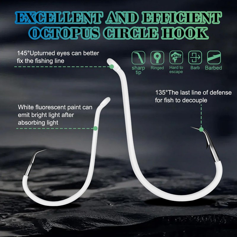 Heavyweight Catfish Hooks - Super Sharp and Offset Fishing Hooks