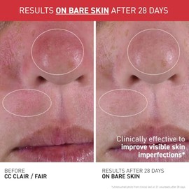 Erborian Color Correcting CC Cream with Centella Asiatica, Fair (Clair) - Light Multi-Purpose Facial Concealer with Illuminating Finish Soothes & Hydrates - SPF Korean Skincare Perfector - 1.5 Oz