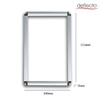 Deflecto® Rounded Corner A4 Snap Frame with a 25mm profile