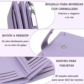 Cartera Billetera De Gran Capacidad Para Mujer Regalo Mujer Nude