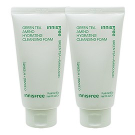 (2 pieces)Innisfree Green Tea Amino Moisture Cleansing Foam / (2개)이니스프리 그린티 아미노 수분 클렌징 폼