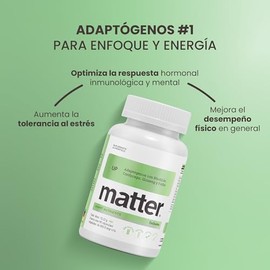 MATTER SMART NUTRIENTS | UP |Extractos Herbolarios con Vitamina C, Vitamina B5 y B6 y con Ginseng