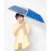 estaa 10271 Boy Folding Umbrella with Transparent Window, Wind Resistant,