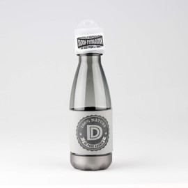 STATION D'HYDRATATION Wasserstation 04218010029 Reusable Bottle, PETG, Grey, Silver, One Size