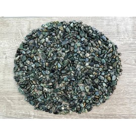 Wholesale Natural Semi Tumbled Kambaba Jasper Gemstone Chips, Crushed Mini Crystals, Undrilled Crystal Chips (Kambaba Jasper, 0.25 Pound)