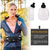 Adjustable Running Belt with Zip Pocket, 2 Water Bottles, 2