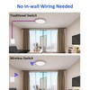 Meichoon Waterproof Wireless Light Switch and Receiver Kit No Wiring