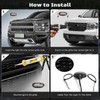 4 Pcs Led Universal RGB Grille Lights Compatible with Raptor