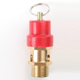 Air Compressor Safety Valve, Safety Valve Compressor Pressure Relief Valve, Pressure Regulator Heavy Duty Power Tools Accessories, for Air Compressor, 3/8 Thread, 0.78 Mpa