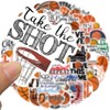 50pcs Parody Basketball Stickers Funny Basketball Stickers Dunk Shoot Decals
