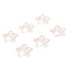 100pcs Star Moon Paper Clips Prevent Rust Skid Resistance Cute
