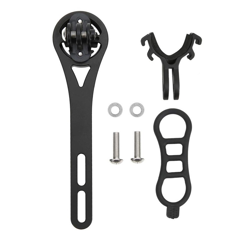 Wahoo Out Front Mount Bike Computer Mount Holder Aluminum Black