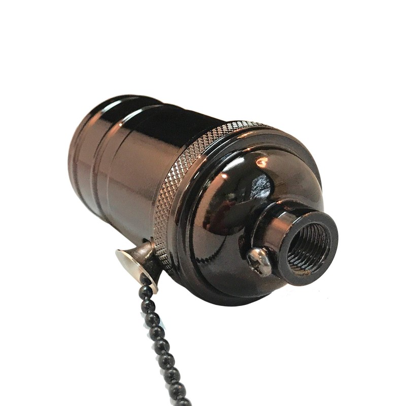 Royal Designs Off/On Pull Chain Lamp Socket with a Solid