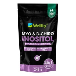 Wellthy Myo  D-chiro Inositol 246g Sabor Sin sabor                                                                                                    