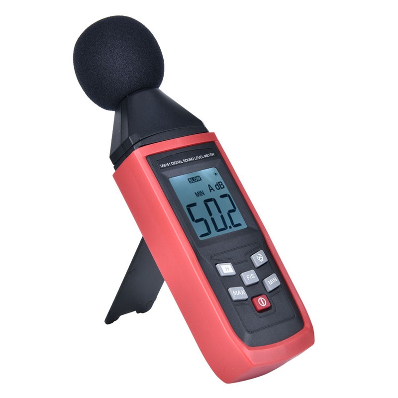 TA8151 LCD Digital Sound Level Meter Noise Detect Tester Data