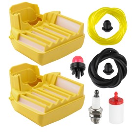 Ferilter Air Filter Fuel Line Parts for Husqvarna 455 460 455E Rancher 455R 460R 599333701 Chainsaw Maintenance Kit 461 460 455 E Chainsaw Fuel Filter Spark Plug Grommet Tune Up Kit