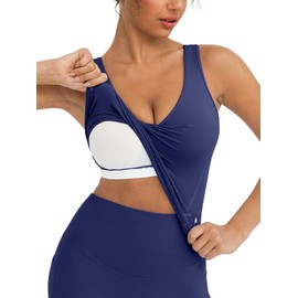 BRXL Sports Bras for Women Support Sports Bra Blue