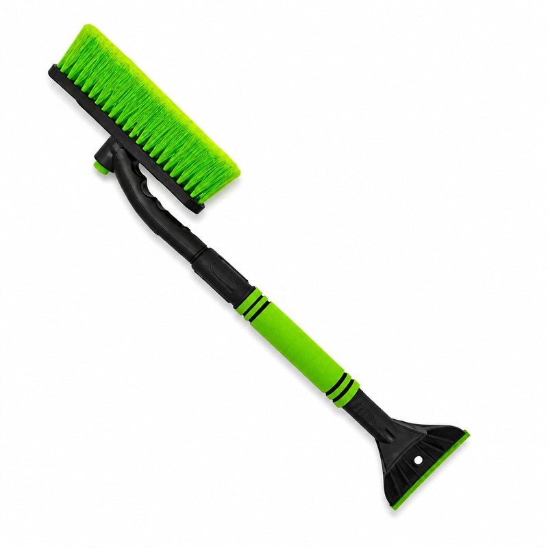 3-in-1 Extendable Snow Brush for Cars – 50-Inch Rotating Ice
