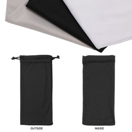 Hifot Microfibre Glasses Case Sunglasses Bag Pack of 6 Slip in Glasses Sunglasses Bag Jewellery Bag, multicoloured