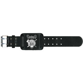 Ensiferum Men's Sword & Axe Wristband One Size Black