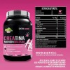 Creatina Monohidratada Heragen Polvo Sabor Uva 1kg 200 Porciones