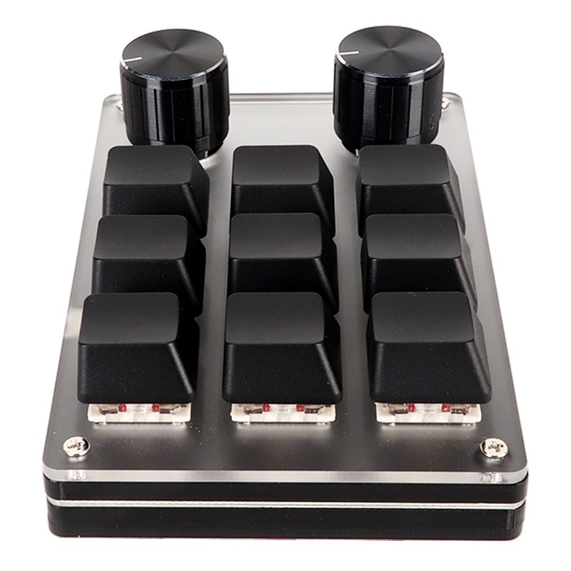 Red Switch Macro Keyboard Plug and Play Ergonomic Customized Knobs