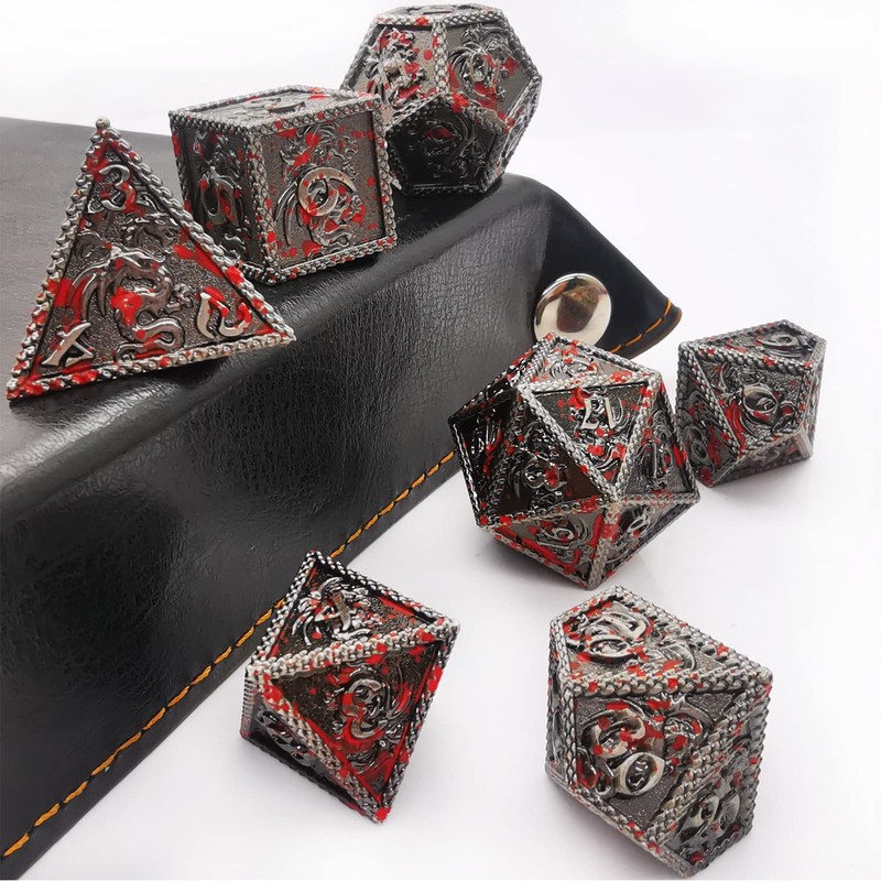 HAOMEJA Dungeons and Dragons Dice DND Dice Set D and