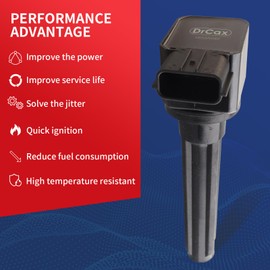 DrCax OEM Ignition Coil 1832A042 Compatible with Mitsubishi Lancer Outlander Evolution X MR EVO EVOX 10 Replaces 1831A042 H6T11471 2.0L L4-1 Pack