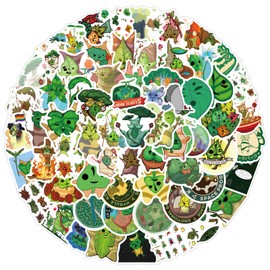 130Pcs Cool Korok Stickers Pack, Aesthetic Decal for Water Bottle, Laptop, Phone, Scrapbook, Journal Skateboard Toddler for Party Supply Favor Decor