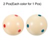 PATIKIL 57.2mm Pool Billiard Cue Balls with 6 Pieces, 2