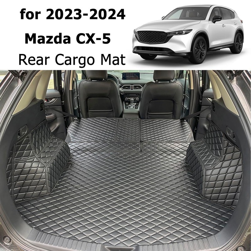 7DEEKEI Cargo Mat for 2023-2025 Mazda CX-5 Trunk Mat and