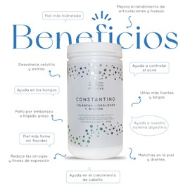 COLÁGENO FRISCHE | Colágeno Hidrolizado con Biotina, Ácido Hialurónico, Vitaminas C y E, Zinc y Magnesio | Sabor Vainilla | 390g | Sin Grasas