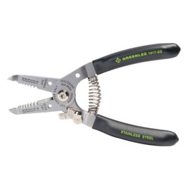 Greenlee 1917-SS Stainless Wire Stripper and Cutter, 16-26AWG, 6-Inches